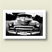 Old car, Denver, Colorado, 1975