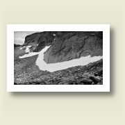 Permanent snow drift, 2008